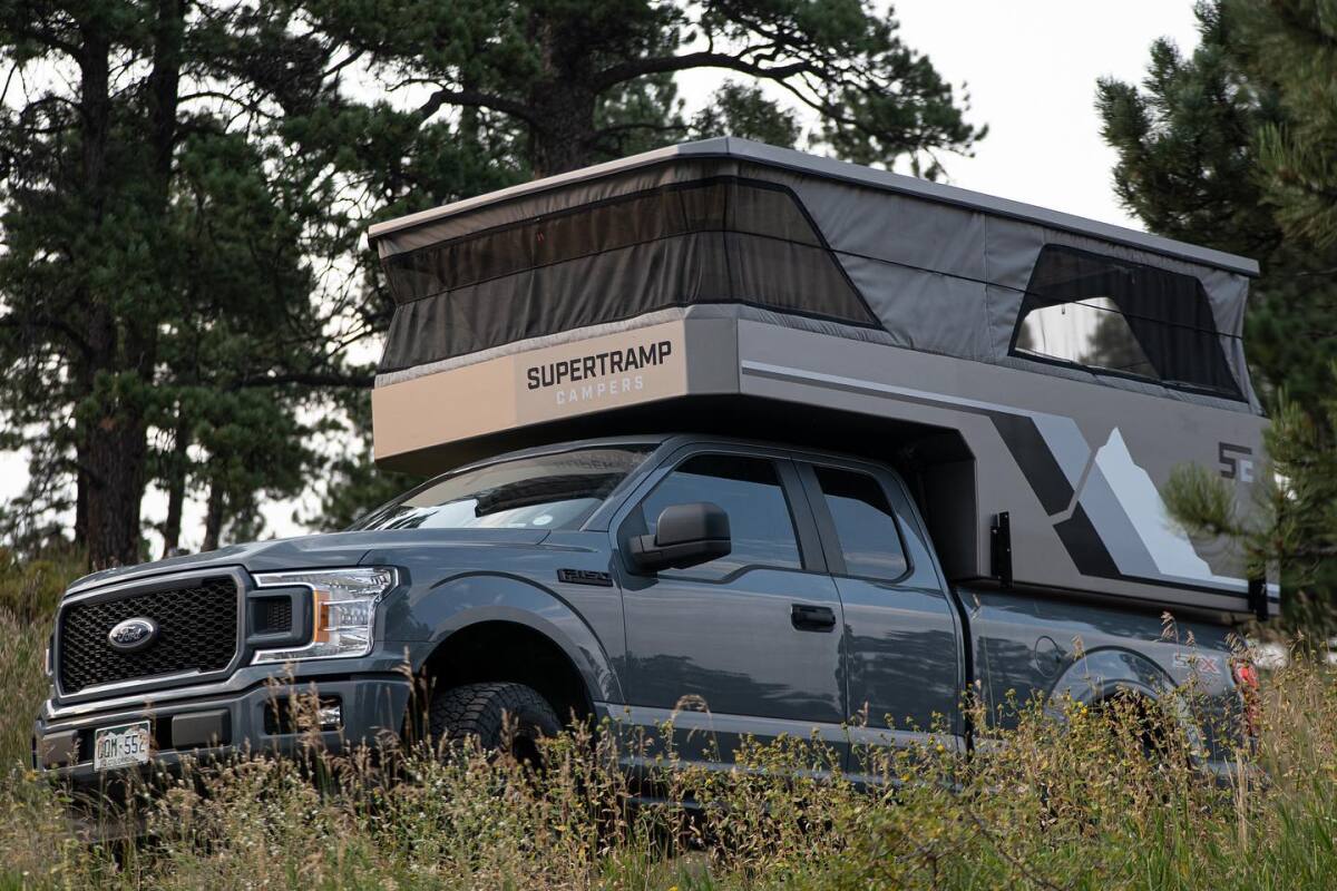 Supertramp camper lets F 150 drivers burrow off grid in style
